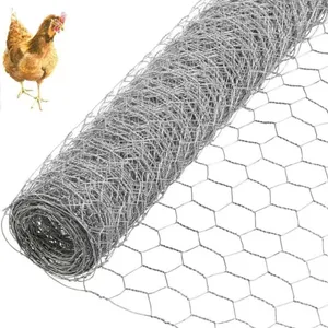 Durable Hexagonal Wire Mesh Netting With Hexagon Holes for Poultry Farming thumbnail-1