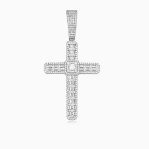 Shining Star Jewelry Factory Hip Hop Style Men Luxury Diamond Cross Pendant thumbnail-4