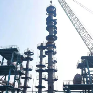 Custom CS/SS304/FRP Distillation Column & Absorption Tower, Chemical Packed Scrubber Tower OEM Manufacturer thumbnail-1