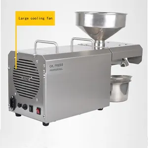 MO-Qdmdch Commercial Home Oil Press Machine GW022 304 SS 1.5KW Cold Hot Automatic Peanut Sesame Seed Nut Oil Extractor Maker thumbnail-4