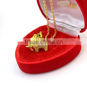 Wholesale Indonesian Market Elephant Stainless Steel Gold Jewellery Pendant Necklaces Supplier's Choice thumbnail-1