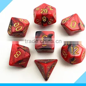 High Quality Polyhedral Dice With Mixing Colour Effect Quality Choice thumbnail-3