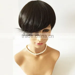 For Black Women Super Thin Skin Toupee Natural Human Hair Womens Toupee Real Hair Toupee thumbnail-1