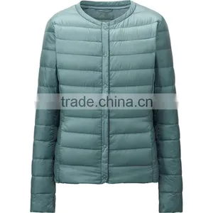 o Neck Style 2015 Winter Custom Polyester Jacket Winter Jacket Women Wholesale thumbnail-1