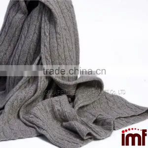 Cheap Baby Wool Cable Knitted Throw Blanket Most Popular thumbnail-2
