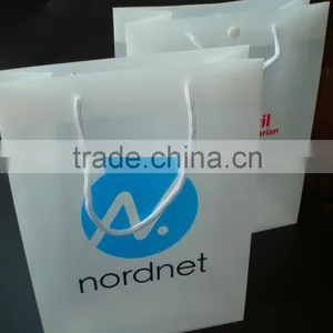 Clear Plastic Frosted Folding Bags thumbnail-1