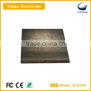 New Year Greeting Card 4.3 Inch Lcd Screen Video Book Brochure Greeting Card VC4300 thumbnail-6