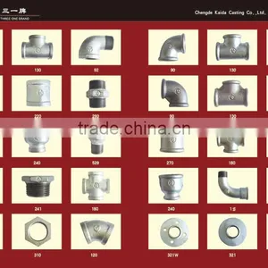 Malleable Iron Pipe Fitting Made in China, UL Certificate, EN10242, Cap, 300 thumbnail-2