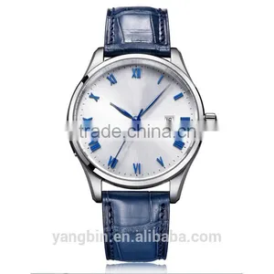 Index Dial 100m Waterproof Stylish Waterproof Gold Watch Man thumbnail-2