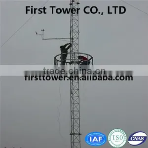 Telecommunication Antenna Guyed Mast Steel Tower thumbnail-1