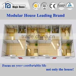 2016 Lastest Design Popular Standard Modular Luxury Prefab House/big Building Customized House thumbnail-1