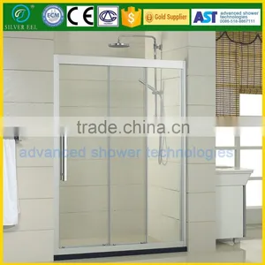 Smart Bathroom Tempered Glass 3 Panel Sliding Shower Enclosures Door thumbnail-6