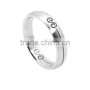 Stainless Steel Jewelry Rings Stainless Steel Wire Cut Ring thumbnail-1