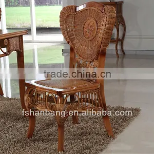 High Quality Antique French Cane Wooden Design Dining Room Chair thumbnail-1