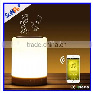 2016 Led Touch Sensor Wireless Portable Bluetooth Smart LED Music Lamp Quality Choice thumbnail-1