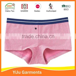 Women Comfortable Cotton Elastane Decoration Open Fly Shorty Quality Choice thumbnail-3