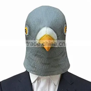 Animal Head Party Mask Pigeon Head Latex Mask Cosplay Mask thumbnail-1