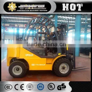 Hot Sale YTO Forklift CPCD25 2.5 Ton New All Terrain Forklift Price thumbnail-1