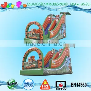 Cheap Inflatable Slide Tiger Theme for Children Garden for Sale thumbnail-1