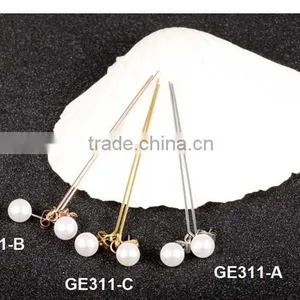 Fashion Trending Hot Product Round Shell Pearl Unique Earring thumbnail-4