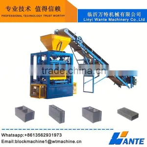 WANTE QT4-24 Compressed Earth Brick Block Making Machine Price Quality Choice thumbnail-4