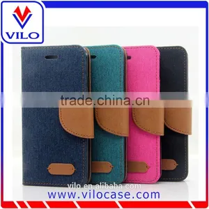 Couple Color Leather Wallet Case With Stand for IPhone 6s thumbnail-1