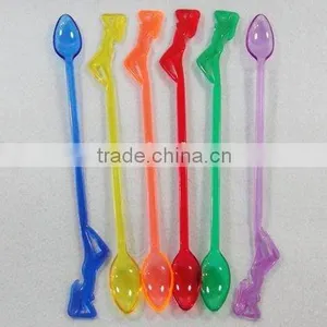 Mermaid Plastic Spoon/mini Plastic Spoons/plastic Spoon/party Spoon thumbnail-1