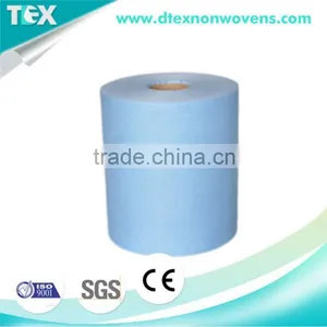 Strong Detergency Super Absorbent Spunlace pp Non-woven Fabric for Towel Rolls, Family Wipes thumbnail-4