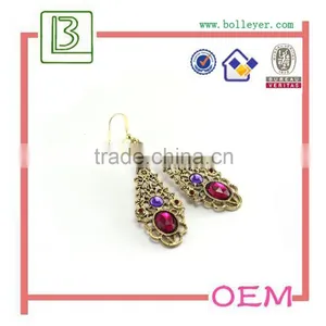Fashion Crystal Long Drop Earring thumbnail-4