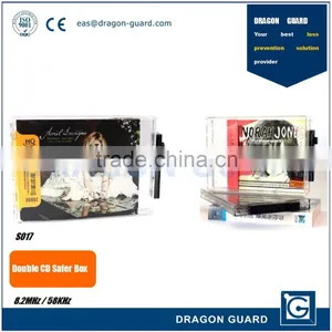 Hot Sale Double Frequency 8.2MHz/58KHz Retail Security CD Keeper Case Anti-theft EAS CD Safer Box thumbnail-3