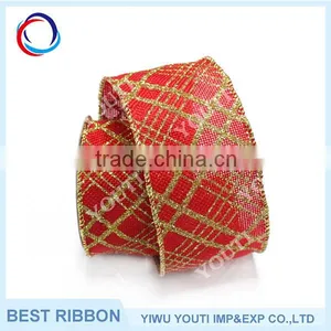 Professional Factory Cheap Wholesale Burlap Wired Ribbon thumbnail-1