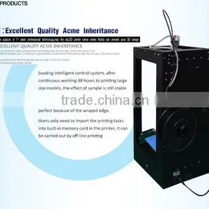 ABS+PLA Filament Metal 3d Printer Chocolate 3d Printer Made in China thumbnail-6