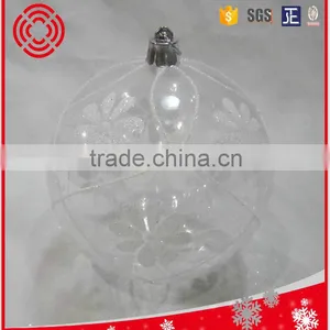 Christmas Gift Plastic Transparent Ball for Tree Decoration thumbnail-5
