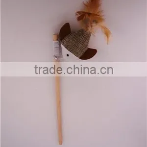 Brown Fish Nature Cat Swing Toys With Sticker Toy Wholesale Cat Toys thumbnail-2