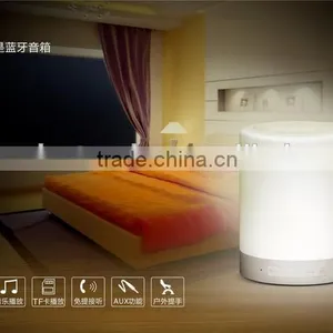 Hot Selling Hands-free Calls Mini LED Light Bluetooth Speaker With FM Radio thumbnail-5