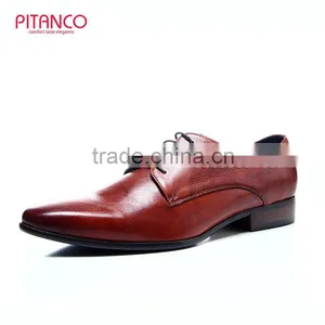 Gentlemen Rufous Calf Leather Lace-up Mens Formal Shoes thumbnail-1