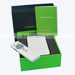 Android 4.4 Lumen Mini Mobile Phone Projector With Automatic Image Rectification thumbnail-1