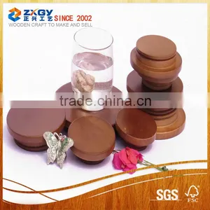 Candle Jars With Wooden Lids thumbnail-1