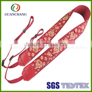 Factory Directly Custom Printed Colorful Marketing Advertising Nylon Material Detachable Double Camera Shoulder Strap for Sale thumbnail-2