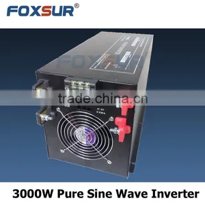 3000W LCD Display High Quality Full Power Big Power Pure Sine Wave Inverter 12V DC to 110V AC, DC to AC Solar Power Inverter thumbnail-1