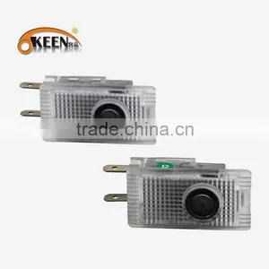 12V Automobile LED Car Door Logo Light Welcome Lamp Plug&Play Ghost Shadow Projector Lights For Cadilla c thumbnail-2