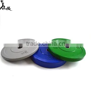 2016 HULK Colored Rubber Solid Bumper Plate for Weightlifting thumbnail-1