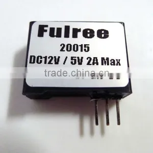 Ultra Mini DC/DC Buck Step-down Converter DC 7-22V 12V to 5V 2a Power Supply thumbnail-1