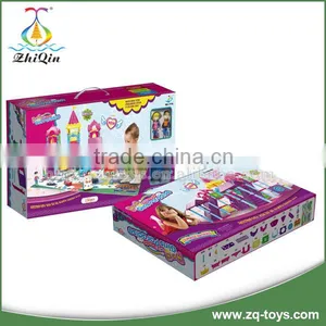 Kids Educational Plastic Building Blocks Toys Creative Building Block Toys Amusement Park Cars for Sales thumbnail-2