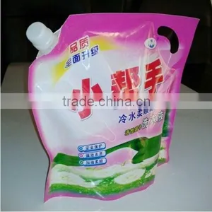 Stand up Plastic Bag With Spout for Laundry Detergent thumbnail-1