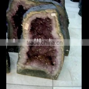Natural Rock Amethyst Geode thumbnail-1