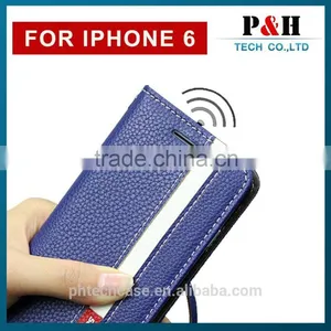 Skin Leather Case for Iphone 6 Leather Case thumbnail-2