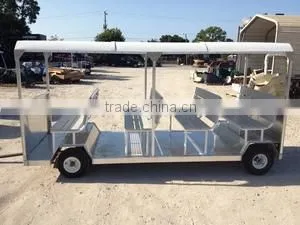 12 - 15 Passenger Forward Facing Trailer ELECTRIC VEHICLES thumbnail-1