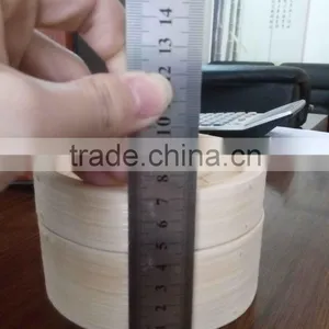 Top Grade Handmade Cooking Utensils Hot Stamped Kitchenware Bamboo Steamer thumbnail-1