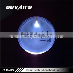 Cheap Promotional Gift Custom Plastic Led Pin Round Badge Making thumbnail-1